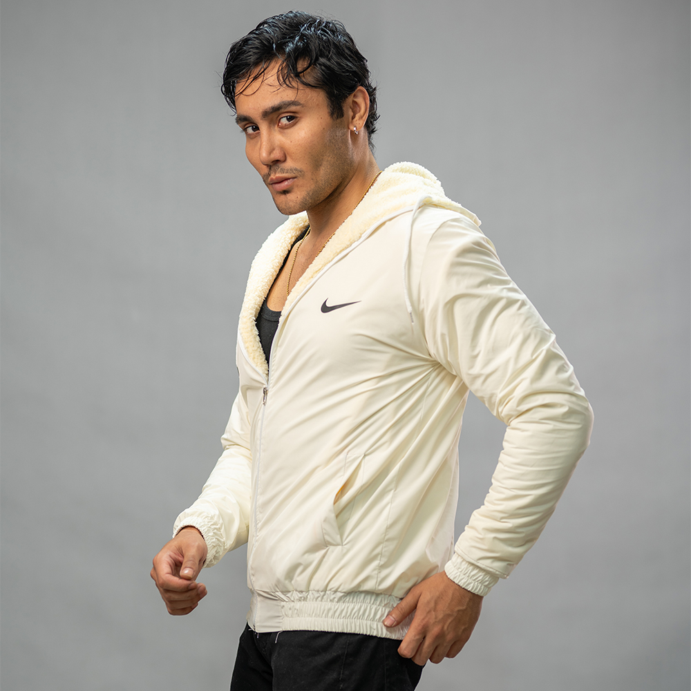 کاپشن مدل Nike سفید