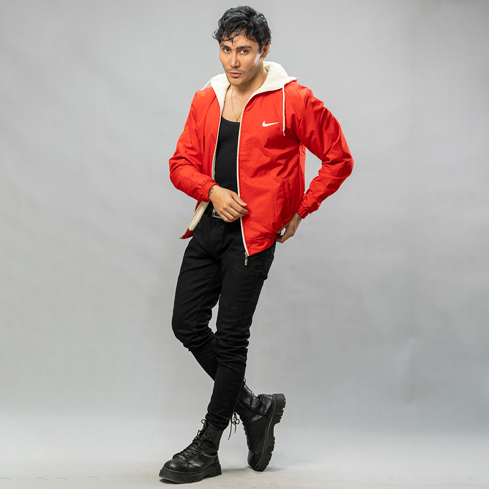 کاپشن مدل Nike قرمز