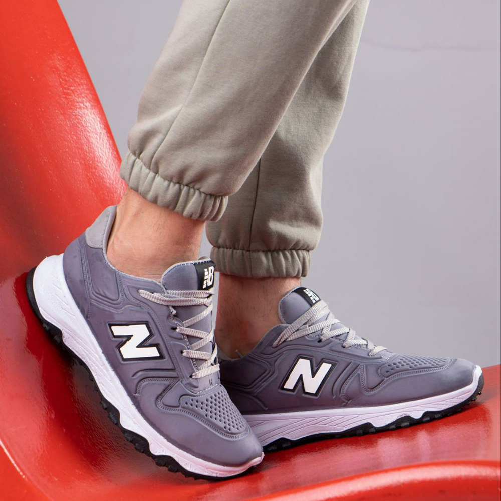 کفش مردانه NEWBALANCEرانینگ طوسی