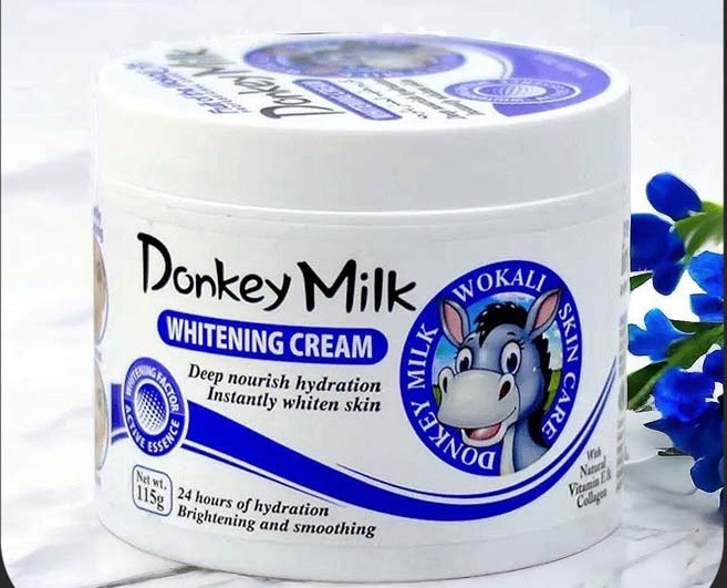 کرم کاسه ای سفید کننده شیر الاغ وکالی