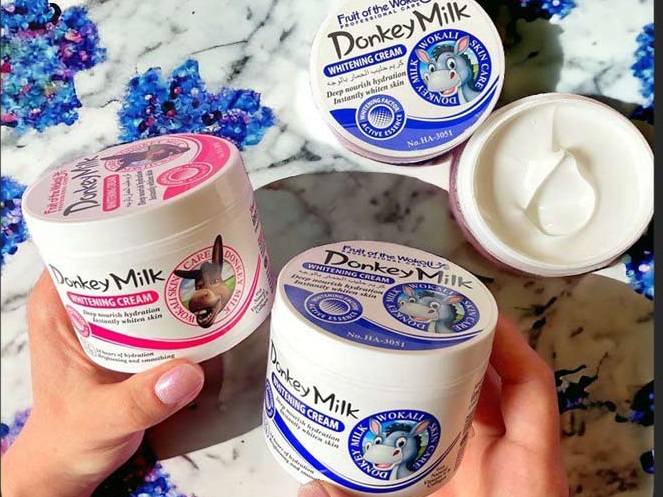 کرم کاسه ای سفید کننده شیر الاغ وکالی