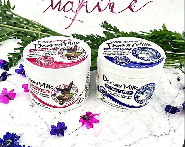 کرم کاسه ای سفید کننده شیر الاغ وکالی