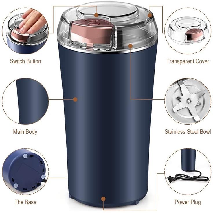 آسیاب برقی قهوه و ادویه 2 تیغه