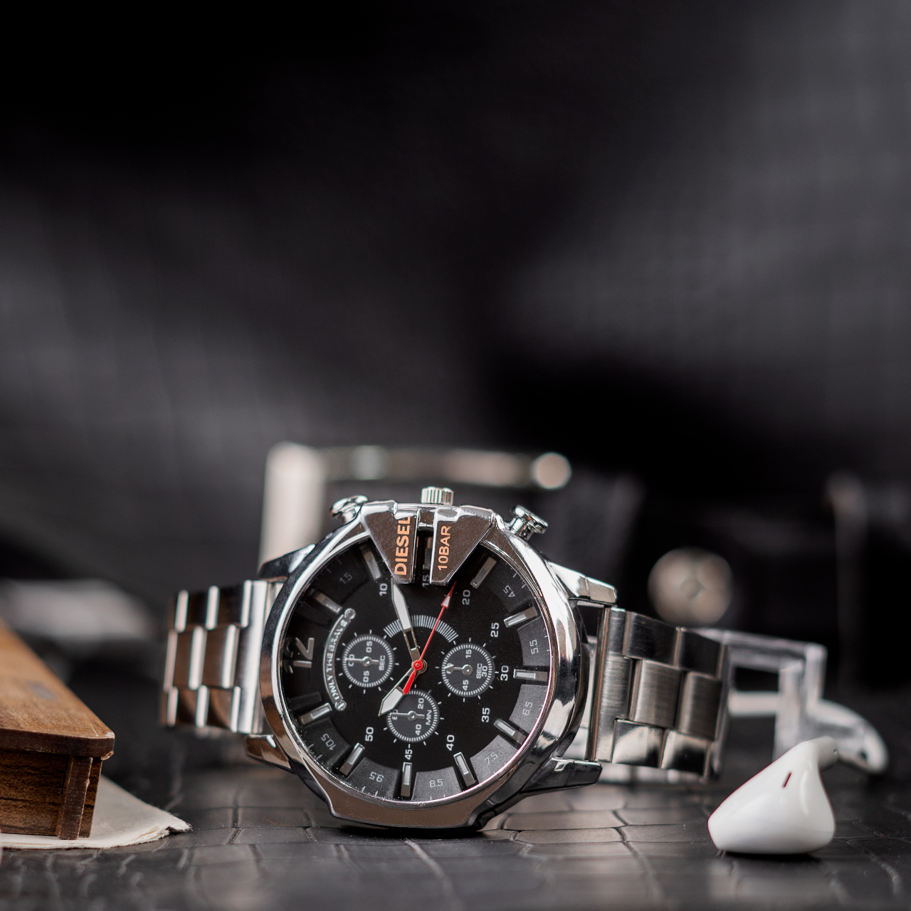 ساعت مچی مردانه دیزل صفحه مشکی