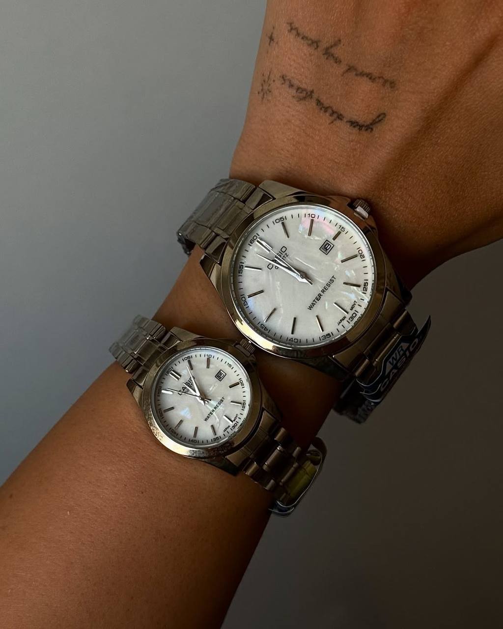 ست ساعت CASIO سفید