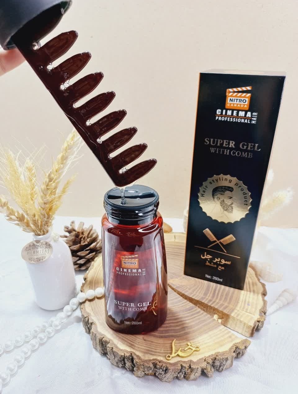 ژل مو شانه دار