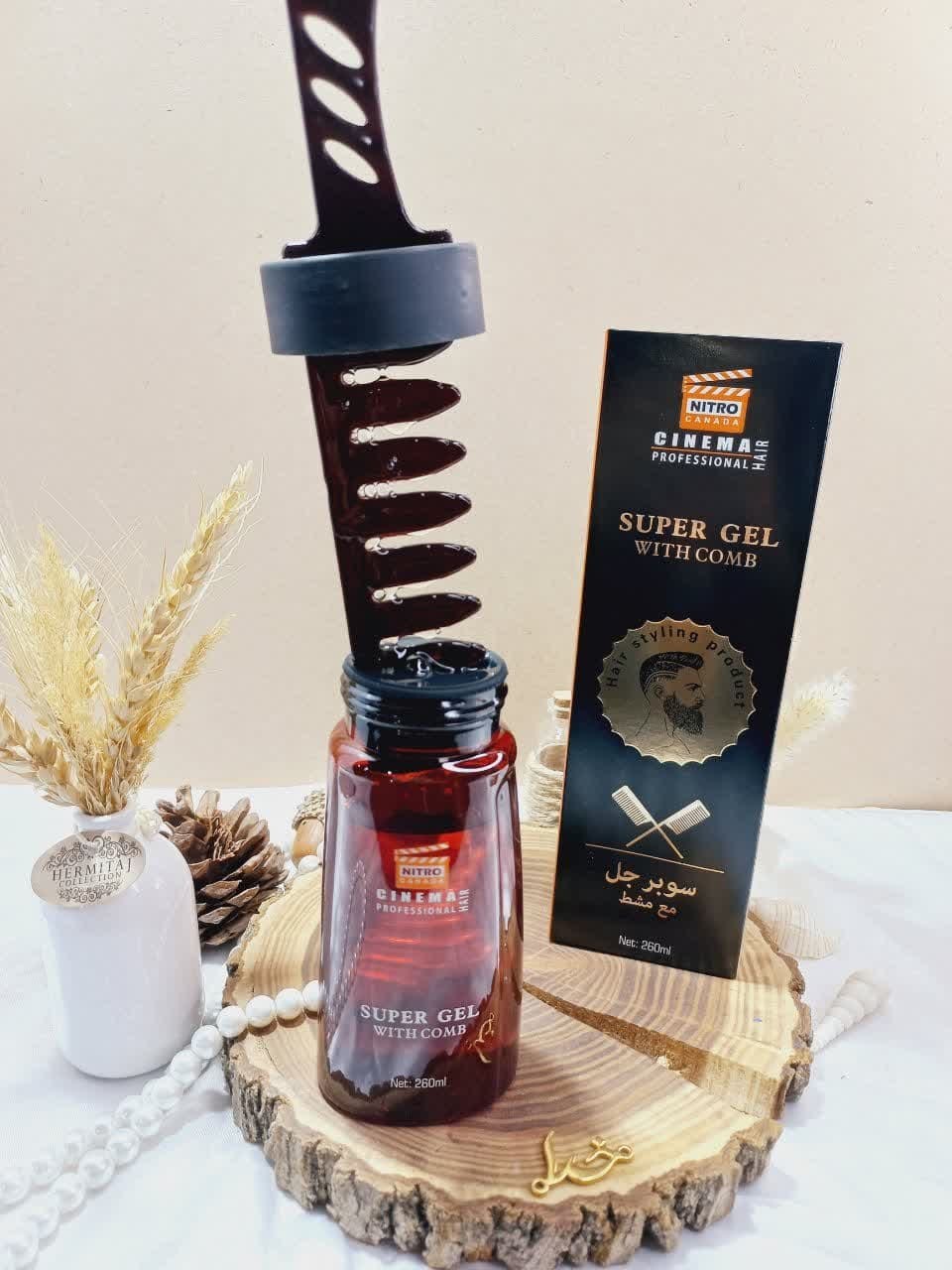 ژل مو شانه دار