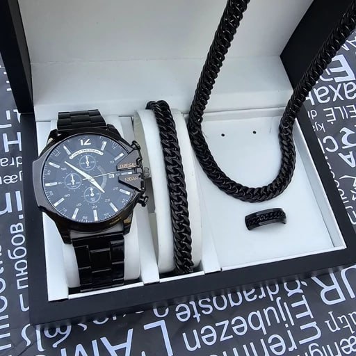 ست ساعت و دستبند و گردنبند