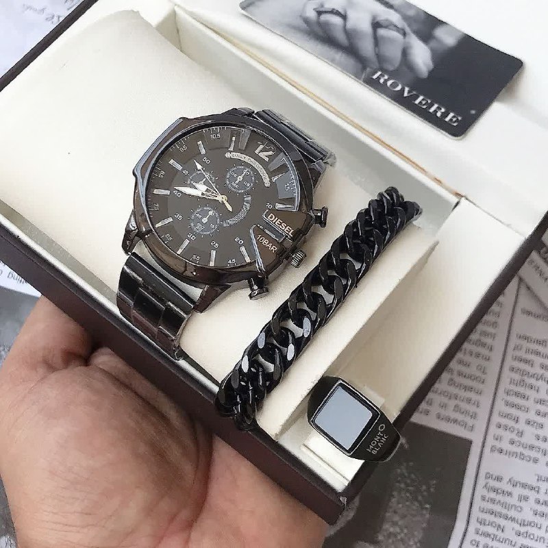 ست ساعت و دستبند و گردنبند